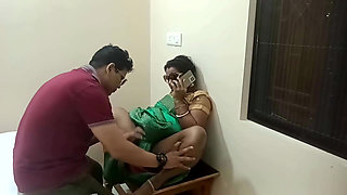 Indian Innocent Bhabhi Sucked and Fucked While Talking Sex Story in Mobile