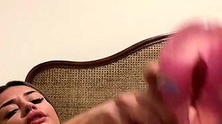 Beautiful Sonya having a horny solo toy masturbation