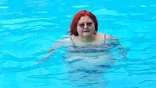 Summer Has Arrived! Time for the First Visit to the Pool Sexy Big Nurse Vicki Style!
