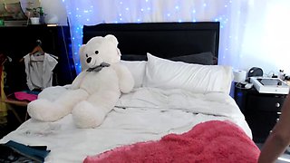 Close up anal toying