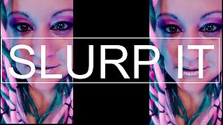 Wank and Slurp with Goddess Lana CEI Looper for Dumb Dumb Heads