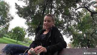 Whitney Conroy Rides Martin Guns Big Cock in Public Car Park