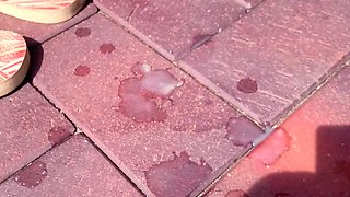 Exotic brunette hardcore foot fetish fuck