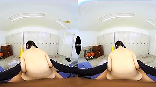 Stunning teen asian beauty incredible VR sex video