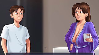 College girls with cartoon tits and wild peep shows