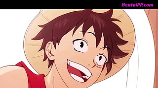 Luffy & Nami ( One Piece ) In Doggystyle Animation Uncensored