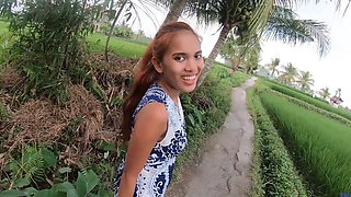 Asian amateur bares all for raw Thai Redhead in steamy POV CFNM
