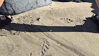 Risky Beach Pee Compilation