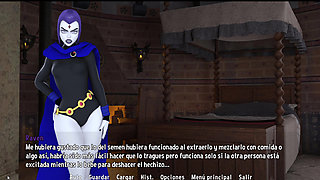 Sanji Fantasy Toon Adventure - The Cumshot on Raven's Face