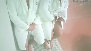 Bitch wife fucks a stranger in the sauna