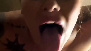 Anal loving blonde gf close up blowjob in this hd pov video