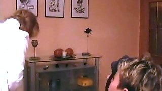 Big-Tit German Teacher Blows and Fucks Her Student