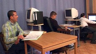 Creamed on Glasses Veronica: Blowjob, Doggy  Cowgirl Porn