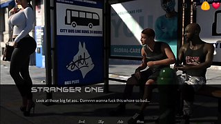 Stepsister Have a Some Fun with Stranger Guys in the Bus