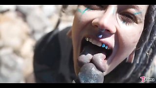 Anuskatzz deep throats Lily Lu dry