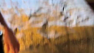 Homemade POV threesome with two slutty shameless babes