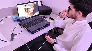 Hot Italian Redhead Mira Love Gets Caught Stealing - Policeman Rough Fucks Her in Office POV