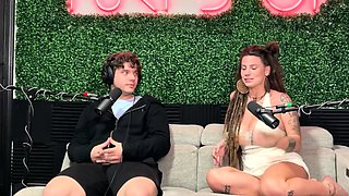 Huge Natural Tits Indica Flower Fucks POV After Interview