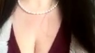 Busty milf horny solo toy time