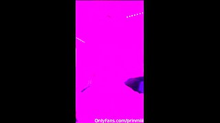 Amateur young teen solo masturbation on her livingroom