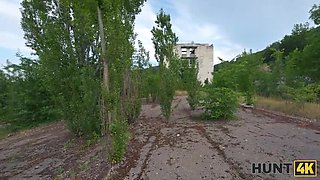 Hot Brunette Eva Tender Gets Wild Anal Fuck with Stranger in Abandoned Place - HD 1080p