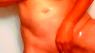 Showering with new razor orgasm
