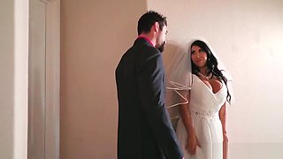 Huge tits bride cheats on her wedding day with the best man