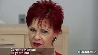 Mrs. Hamsels Lingerie Striptease