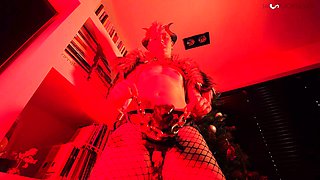 Facefucked by Krampus - Jaq Quicksilver Punishes You With POV Demon Cock and Big Clit Facefucking