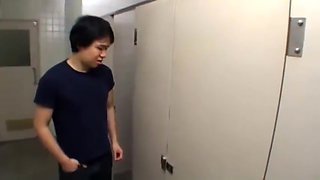 Schoolgirl Fucking In Public Toilet