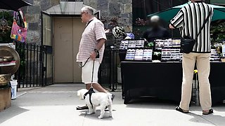 Sexy brunette teen outdoor masturbation