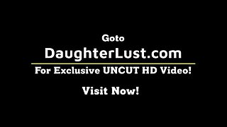 Stepdad Fucks Teen Stepdaughter Hard - Family Taboo Orgy