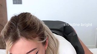 Secretary Christi Walks Gets Creampied After Fucking