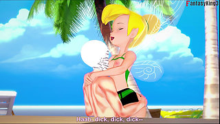 Tinkerbell Bikini Sex at the Beach