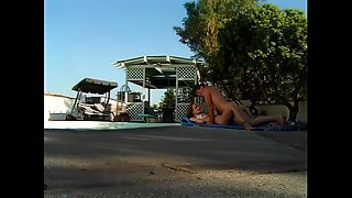 Lee Ann: a Young Sex Goddess with a Perfect Body Fucked Hard by the Pool