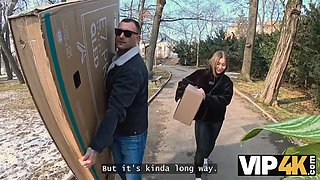 Vip4k. innocent and curvy beauty amalia davis gone wild with her neighbour
