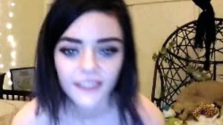 Cute blonde amateur webcam teen masturbating