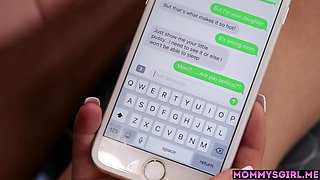 Sex texts before lesbian sex with MILF