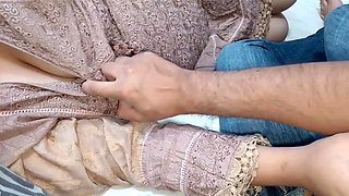 Desi Indian Couple Has Romantic Sex with Girlfriend
