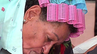 72 Year Old BBW Granny First Monster Cock