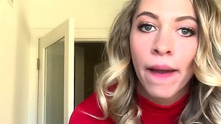 Blonde teen Sierras first erotic masturbation video