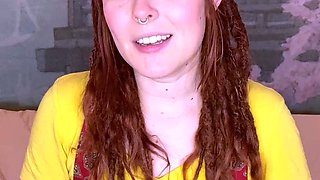 Amateur pantyhouse webcam teen strips and strokes her vagina