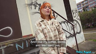 Redhead Russian babe POV video