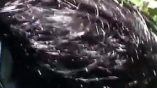 BBW Lady Blowjob in Nature
