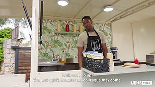 Latina Milf Fucked by BBC Outdoors - Food Truck Hookup feat. Catherine Knight