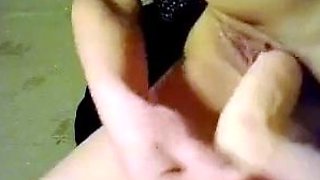 Busty MILF fucks her pussy with a dildo