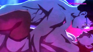 Passionate Anime Couple Night Sex Session