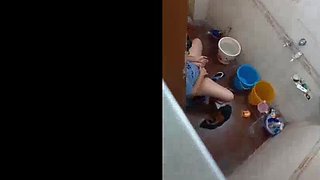 Shaitaan Chota Bhai Records Elder Sister Masturbating In Bathroom Before Taking Shower