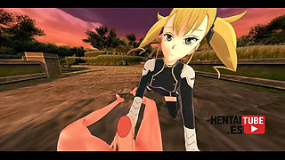 Kaiju N8 Hentai - Kikoru Shinomiya Handjobjob and Fucked at Cowgirl POV - Asian Japanese Manga Anime Hentai 3D Porn