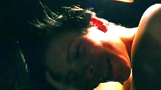 Brunette Fingers Herself Deep in Dark Car